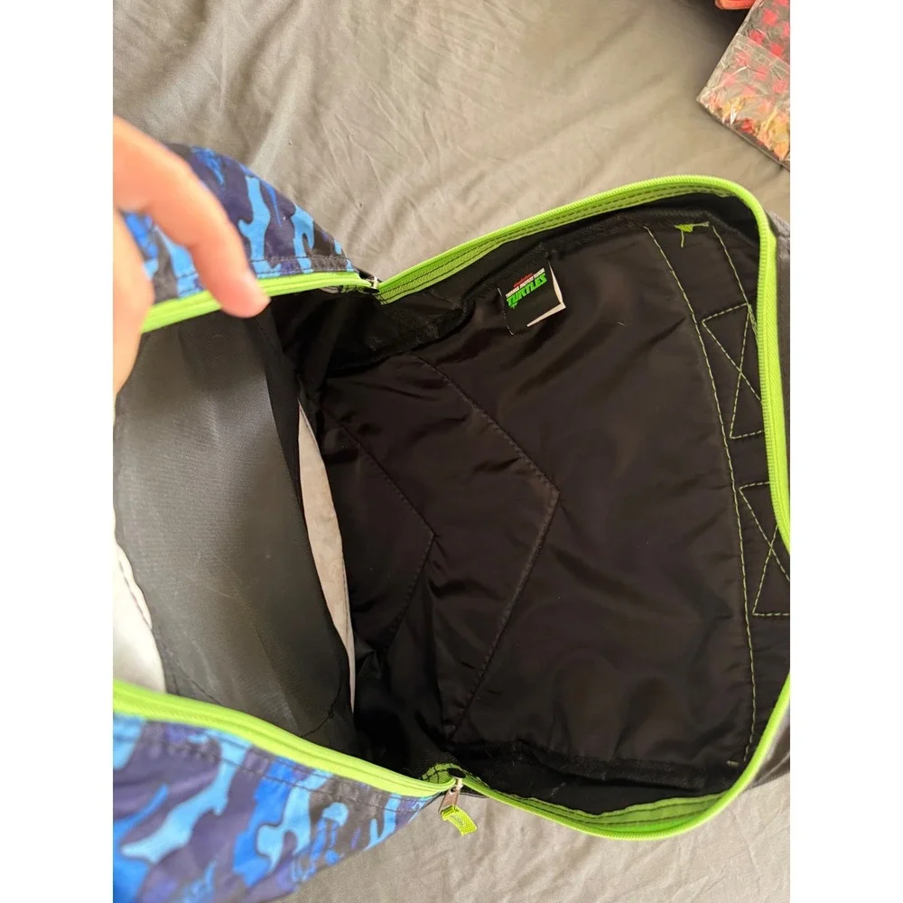 Nickelodeon Teenage Mutant Ninja Turtles TMNT 3D Shell Backpack Blue Camo Ninja